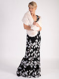Ivory Faux Fux Wrap