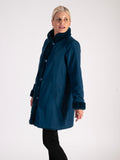 Teal Faux Fur Reversible Coat