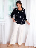 Brax Flared Ivory Trouser