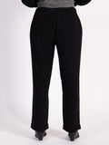 Black Pull On Tailored Joggers With Elasticated Waist