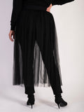 Black Mesh Skirt