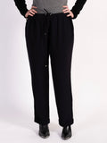 Black Pull On Tailored Joggers With Elasticated Waist