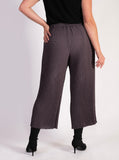 The Regent Grey Pleated Trousers