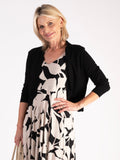 Black Scalloped Edge Cardigan