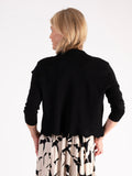 Black Scalloped Edge Cardigan