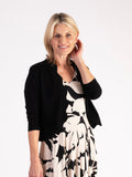 Black Scalloped Edge Cardigan