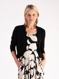 Black Scalloped Edge Cardigan