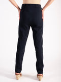 Brax  High Waist 30" Pull On Trouser Navy