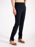 Brax  High Waist 30" Pull On Trouser Navy
