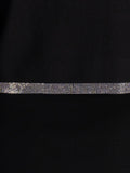 Black Layered Dress With Diamonte Detail