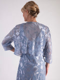 Hydrangea Blue Devoree Dress & Jacket