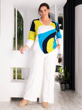 Brax Flared Ivory Trouser