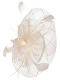 Ivory Gardenia & Pearls Fascinator