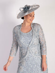 Ice Blue Large Hatinator with White Trims