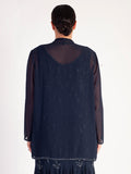 Navy Beaded Trim Shrug - Promotion Until 8th May 2024