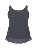 Pewter Chiffon Camisole