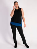 Black/Royal Double Layer Camisole