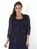 Navy Lace Cornelli Jacket
