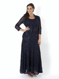 Navy Lace Cornelli Jacket