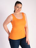 Orange Sleeveless Essential Camisole