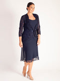 Navy Lace Cornelli Jacket