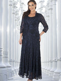 Navy Lace Cornelli Jacket