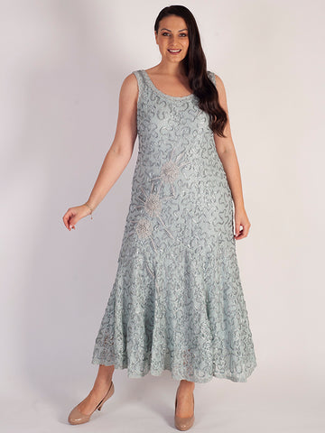 Aqua Cornelli Emb. Lace Dress