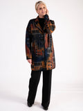 Black/Burnt Orange Art Gallery Coat