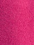 Raspberry Soft Textured Wool Mix Coat