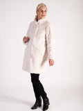Ecru Faux Fur Reversible Coat