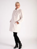 Ecru Faux Fur Reversible Coat