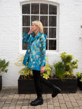 Van Gogh Almond Blossom / Sky Blue Reversible Raincoat