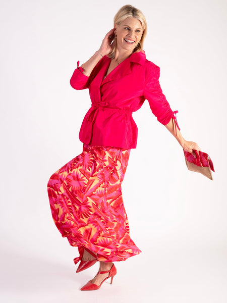 Fuchsia Short Jacket – Bold & Chic -  Promotion Until 5th May 2025