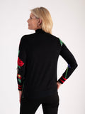 Black/Multi Floral Garland Jumper