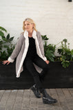 Ecru Faux Fur Reversible Coat