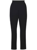 Black Pull On Scuba Crepe Slimline Trouser with Back Pockets