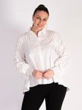 Milk Puffy Sleeve Blouse