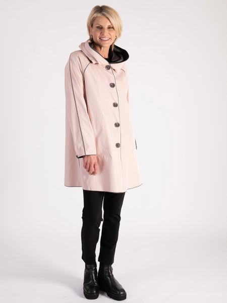 Pink/Grey Reversible Raincoat | Chesca Direct