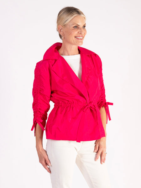 Fuchsia Short Jacket – Bold & Chic
