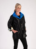 Van Gogh Mulberry Tree / Black Reversible Raincoat