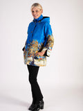 Van Gogh Mulberry Tree / Black Reversible Raincoat