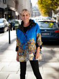 Van Gogh Mulberry Tree / Black Reversible Raincoat