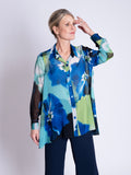Cobalt/Multi Florence Blossom Print Blouse