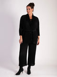 The Regent Black Pleated Trousers - Black Friday Comes Early