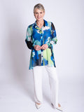 Cobalt/Multi Florence Blossom Print Blouse