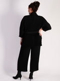 The Regent Black Pleated Trousers - Black Friday Comes Early