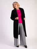 Fuchsia Boatneck Jumper with Crystal Embellishment
