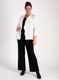 White Textured Waterfall Timeless Shrug - Black Friday Comes Early