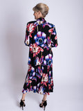 Black/Multi Tulip Print Jersey Cardigan