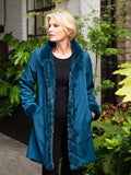 Teal Faux Fur Reversible Coat